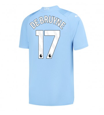 Manchester City Kevin De Bruyne #17 Replica Home Stadium Shirt 2023-24 Short Sleeve